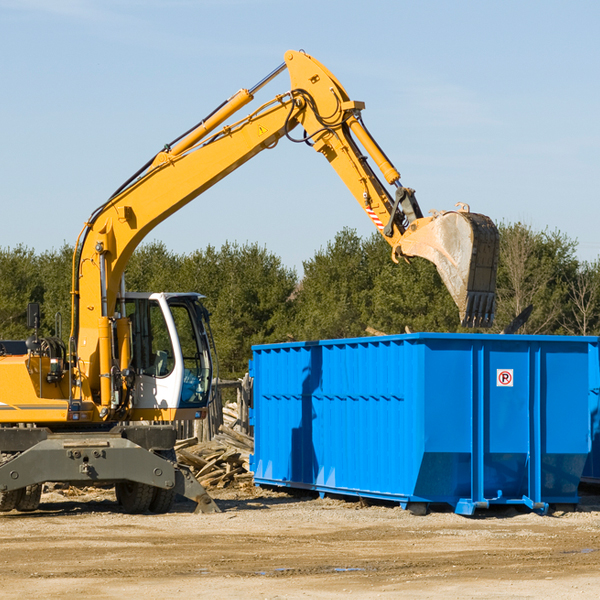 what size residential dumpster rentals are available in Linwood North Carolina